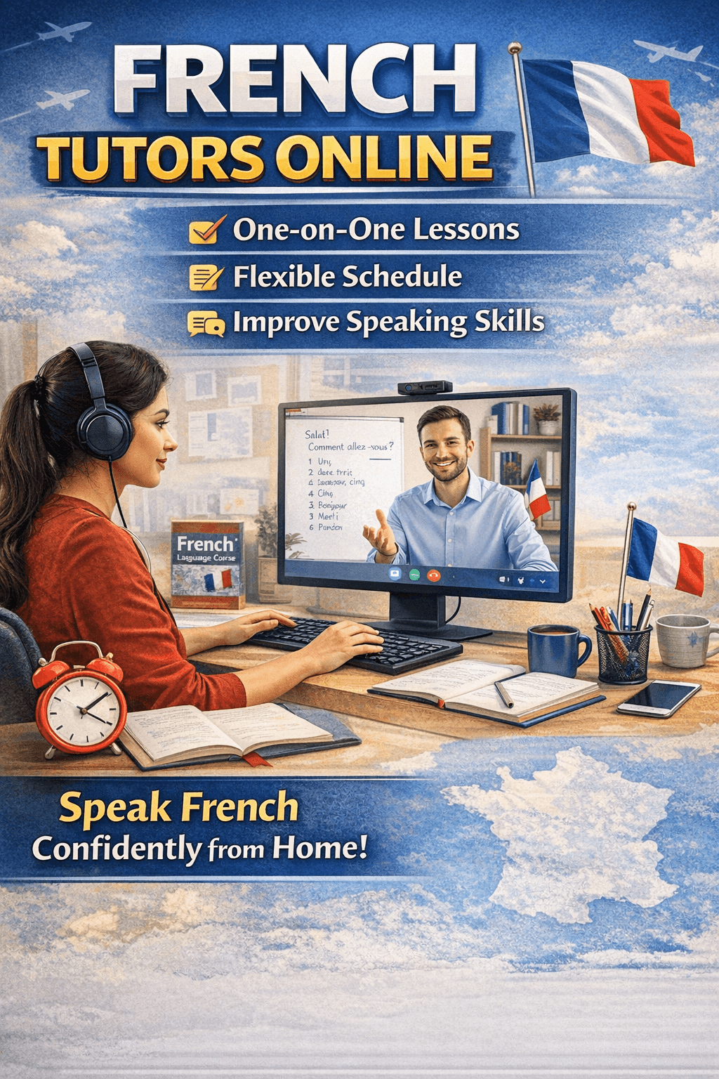 French Tutors Online: A Practical Way to Become Fluent Without a Classroom