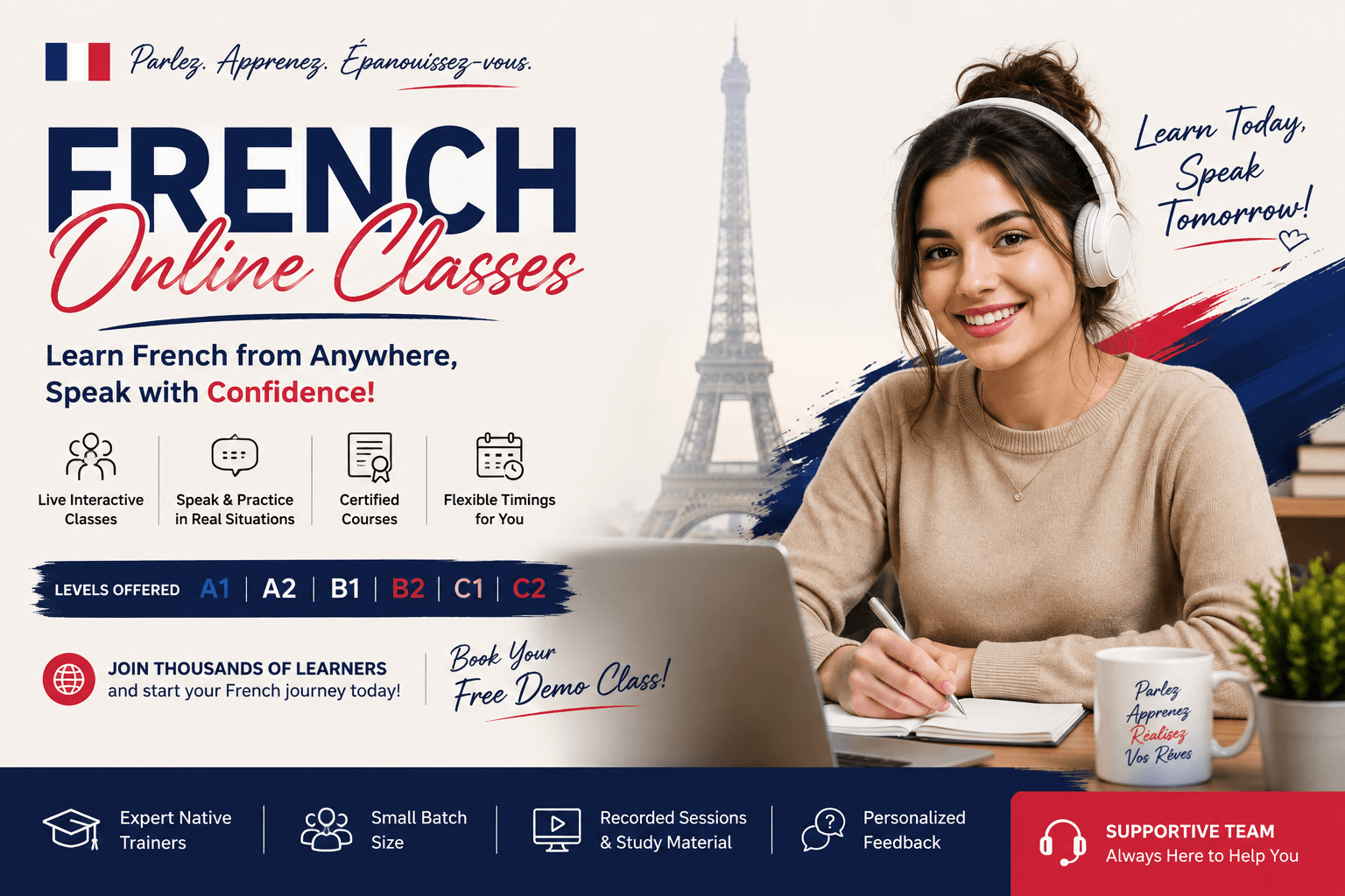 Online French Classes - French Courses with Certification